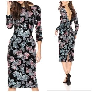 Dress the Population Velvet Sequin Dress